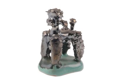 Pudel Keramik Figur Miniatur Made in Austria2