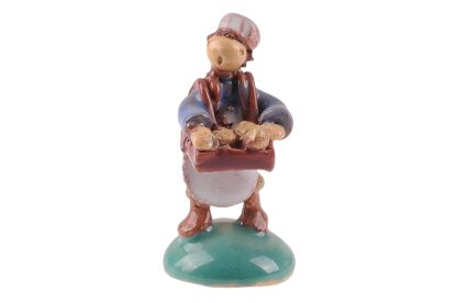 Verkäufer mit Bauchladen Keramik Figur Miniatur Made in Austria4
