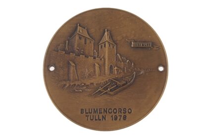 Auto Plakette Blumencorso Tulln 1978