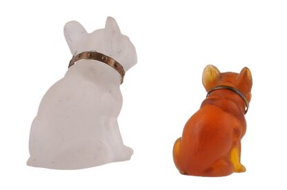 French Bully Bulldog 2Stk aus Glas – Bild 3