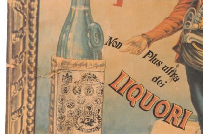Luxardo Maraschino di Zara Liquori 1821 Werbeschild Werbetafel Plakat – Bild 3
