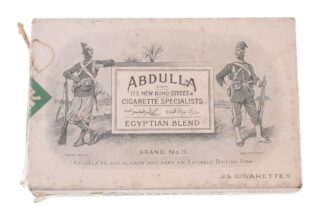 Zigarettendose Abdulla Cigarette Egyptian Blend 25 Cigarettes