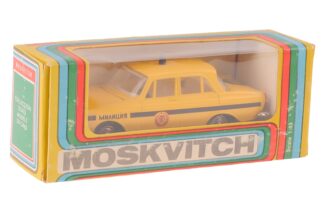 Novoexport Moskvitch CCCP USSR polizei / Police Gelb