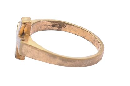Patriotischer Ring mit eisernen Kreuz 1914 / 1915