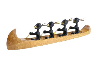 Hagenauer Rowboat sitting African Children