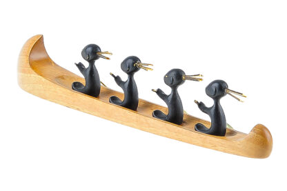 Hagenauer Rowboat sitting African Children