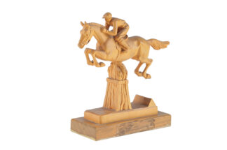 Reiter Statuette handgeschnitzt ca 1920 - 1930