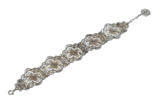 Silberarmband filigran gearbeitet