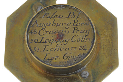 Äquatorial-Sonnenuhr Lorenz Grassl Augsburg um 1740