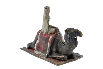 Bronzefigur Frau auf Kamel Fritz Bermann