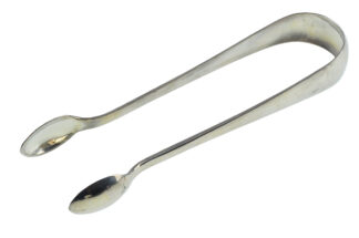 Zuckerzange Löffelzange Silber