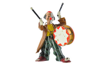 Bermann Bronze Clown mit Pauke