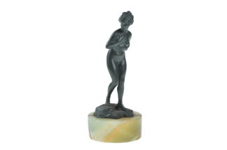 Bergmann Vienna Bronze Nude Aktmodell stehend