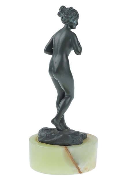 Bergmann Vienna Bronze Nude Aktmodell stehend – Bild 2