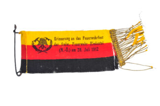Abzeichen Pin Erinnerung an das Feuerwehrfest Riedental 28.July 1912