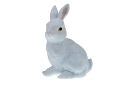 Rosenthal sitzender weißer Hase