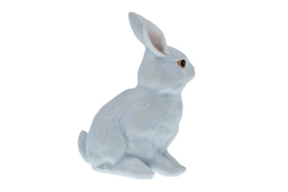 Rosenthal sitzender weißer Hase – Bild 2