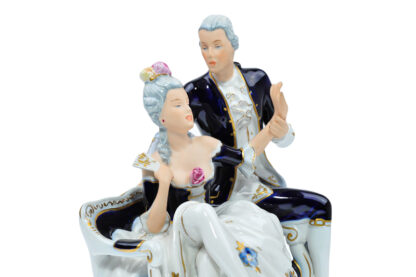 Royal Dux Porzellangruppe verliebtes Paar – Bild 6