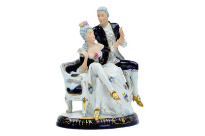 Royal Dux Porzellangruppe verliebtes Paar – Bild 2