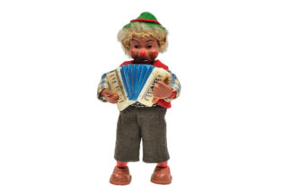 Norwa Mecki Musiker mit Harmonika