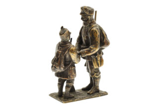 Bronzefigur Gebirgsjäger Kaiserjäger Figurengruppe KuK Monarchie WW1