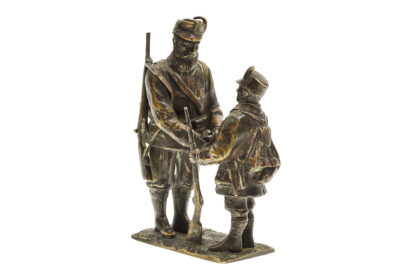 Bronzefigur Gebirgsjäger Kaiserjäger Figurengruppe KuK Monarchie WW1 – Bild 4