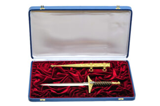 HUNGARIAN HUNGARY PRESENTATION DAGGER with Scabbard and Case