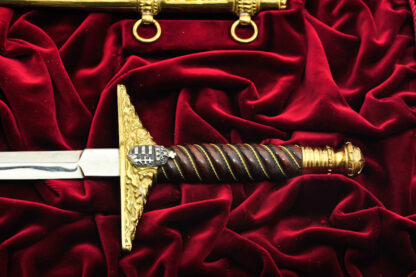 HUNGARIAN HUNGARY PRESENTATION DAGGER with Scabbard and Case – Bild 2