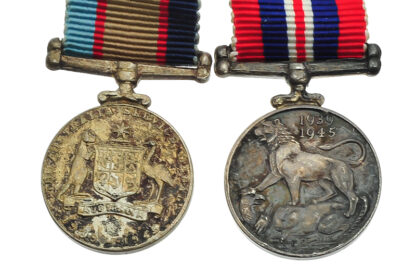 Ordenspange Australien War and Service Medal 1939-1945 Miniatur – Bild 4