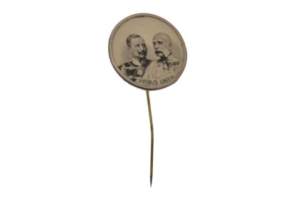 Patriotischer Pin Kappenabzeichen Kaiser Franz+Wilhelm