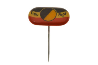 Patriotischer Pin Kappenabzeichen Treu Fest
