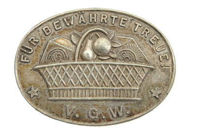 Abzeichen Pin V.G.W für bewährte Treue