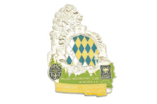 Autoplakette ADAC PMC Polizei Motorsport Club München Internationale Zielfahrt München