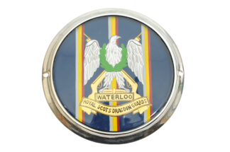 Autoplakette Waterloo Royal Scots Dragon Guards