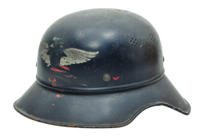 German Helmet Luftschutz Helm Gladiator WW2 mit Innenleder