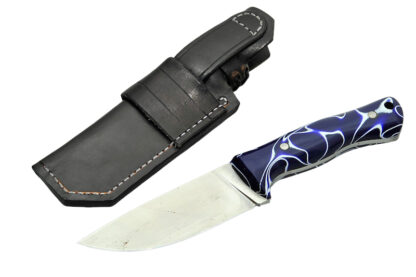 Messer Hunting Knife Dagger with fixed Blade and Leder Scabbard – Bild 2