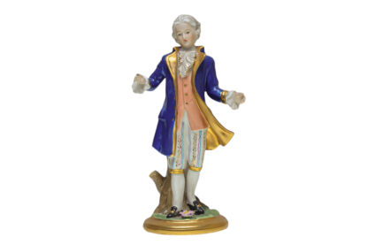 Porzellanfigur Mann im Barock Stil