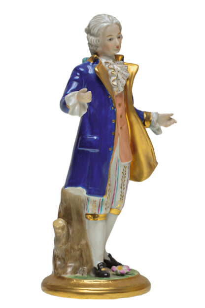 Porzellanfigur Mann im Barock Stil – Bild 3