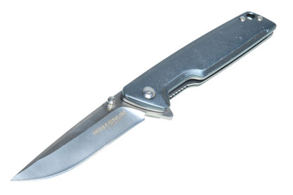Klappmesser Magnum by Böker 440A mit Metall Griffschalen – Bild 4