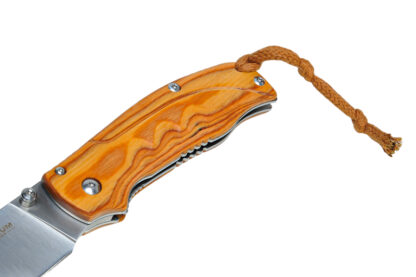 Klappmesser Magnum by Böker 440B mit Holzgriffschalen – Bild 5