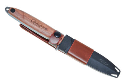 Outdoor Messer Walther 440C Knife brown Grip – Bild 6