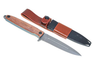 Outdoor Messer Walther 440C Knife brown Grip