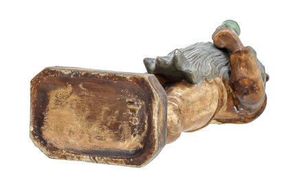 Vintage Antique Zwerg Gnom Dwarf stehend mit Trinkbecher ca 1900 – Bild 5