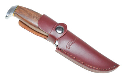 Walther Skinner 440C Knife with brown Leather Scabbard – Bild 2