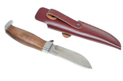 Walther Skinner 440C Knife with brown Leather Scabbard – Bild 3