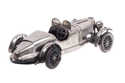 Aston Martin Vintage Antique Car Silver 800 – Bild 3