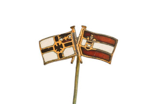 Patriotika Kappenabzeichen 2 Reichskriegsflagge K.u.K.