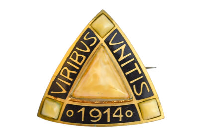 Patriotika Kappenabzeichen Viribus Unitis 1914
