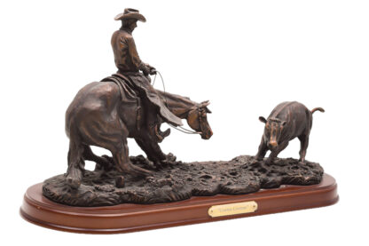 Western Figure Rodeo Szene Cowboy Lineman – Bild 2