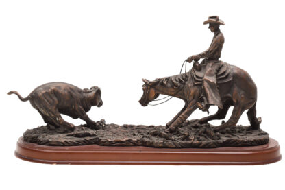 Western Figure Rodeo Szene Cowboy Lineman – Bild 6
